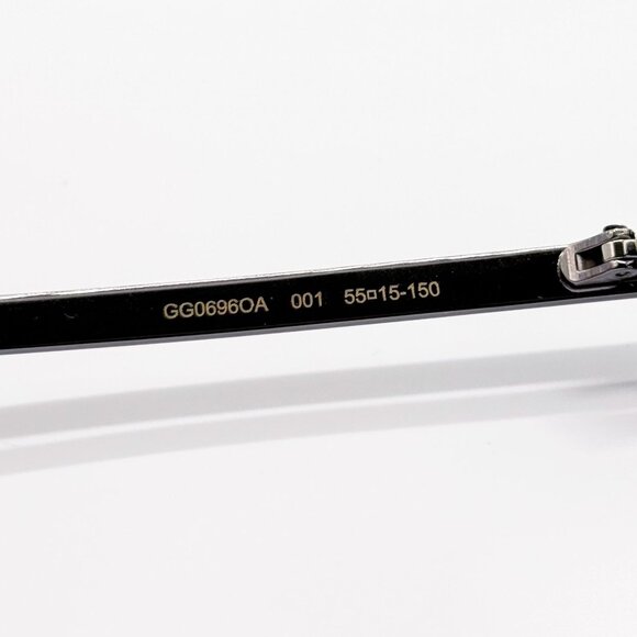 NEW GG0696OA 001 GUCCI EYEGLASSES SQUARE DARK HAVANA EYEWEAR GUCCI - Picture 9 of 11